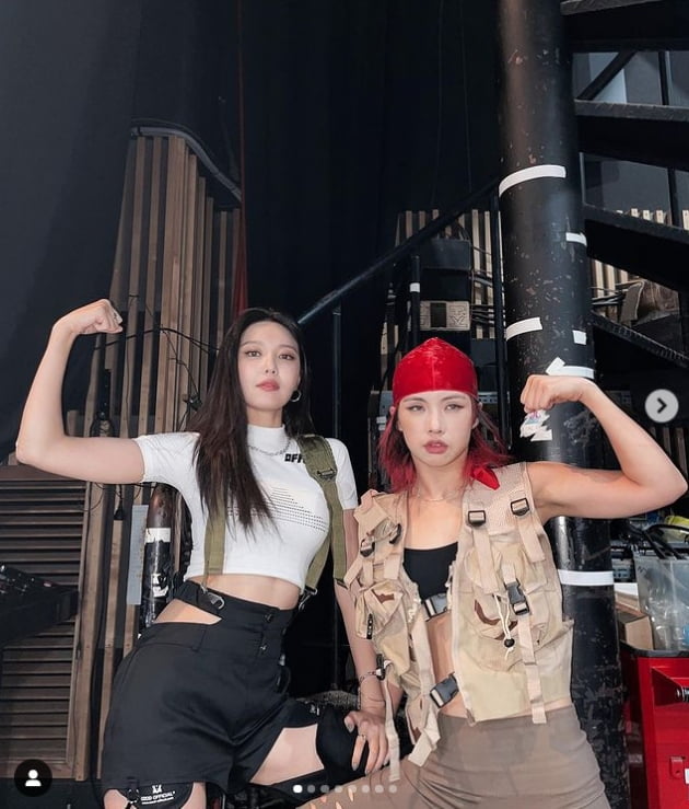 소녀시대 수영, 섹시한 걸크러쉬 의상...아이키 "최고로 멋져요"[TEN★]