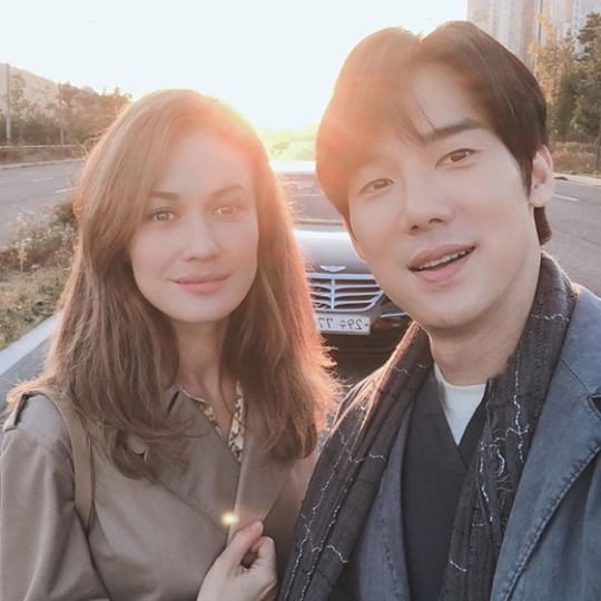 배우 올가 쿠릴렌코(왼쪽)과 유연석 / 사진=올가 쿠릴렌코 인스타그램