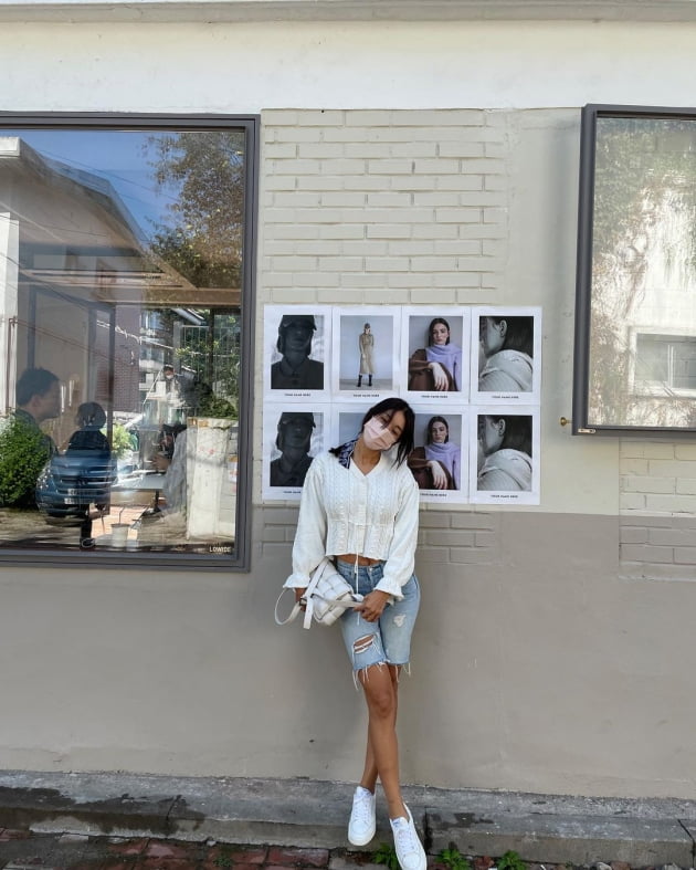 '연하 사업가♥' 김빈우, 52kg 가늠되는 배 내놓은 패션 "성수동 나들이" [TEN★]