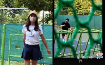 '애셋맘' 소유진, 층간소음 걱정 없어…♥백종원과 야외 테니스 데이트 [TEN★]