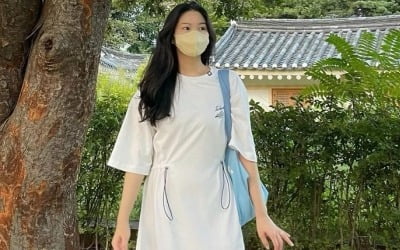 '전진♥' 류이서, "야외결혼식" 이대로 가면 민폐 하객…신랑이 신부로 착각할 미모 [TEN★]