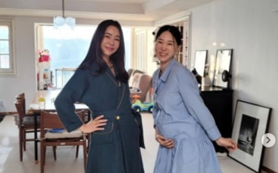 이지혜X이혜영, 모델 포즈 "우리집에 톱스타 방문" [TEN★]