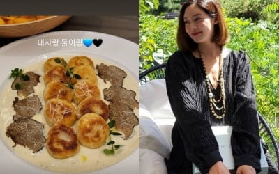 '골퍼♥' 성유리, "내 사랑 둘이랑" 쌍둥이 임신 중 고급요리로 태교 [TEN★]