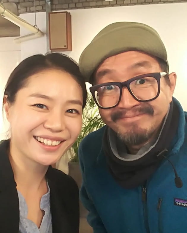 배우 김비비(왼쪽)와 고 남문철/ 사진=김비비 인스타그램