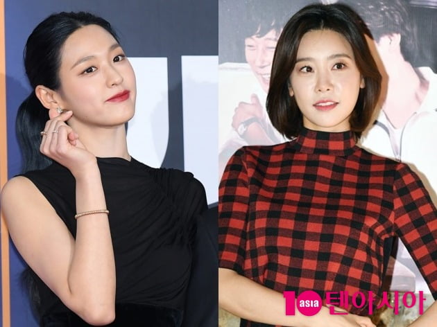 그룹 AOA의 설현(왼쪽), 걸스데이의 소진. /텐아시아DB
