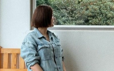 '재미교포♥' 박은지, 만삭 임산부 아닌 듯 감쪽같이 가린 배 [TEN★]