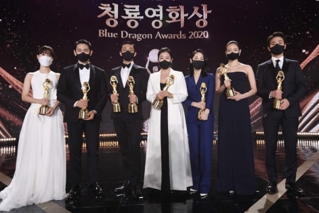 제41회 청룡영화상 수상자들. / 사진제공=스포츠조선
