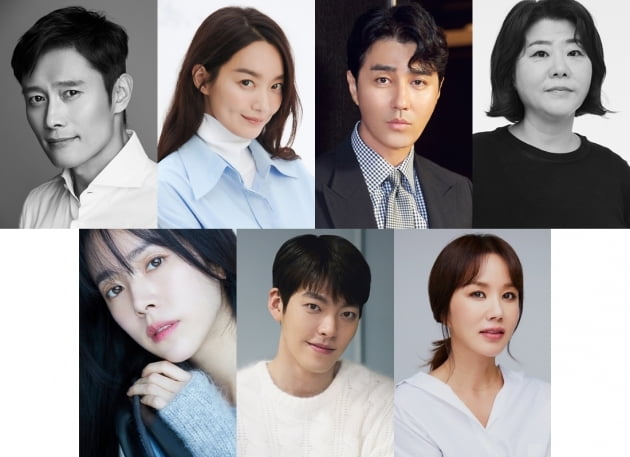 배우 이병헌(왼쪽 위부터 시계 방향) 신민아 차승원 이정은 엄정화 김우빈 한지민/사진제공 = 각 소속사