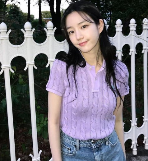 이유비, 32살 민낯이 이 정도…청순함이 터졌다 [TEN★]