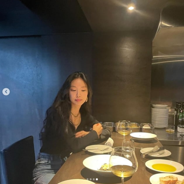 손나은, 분위기 잡고 와인 한잔?...힐링의 시간[TEN★]