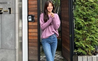'정조국♥' 김성은, 온가족 럭셔리 풀빌라 여행에 떠나지 않는 미소 "보랏빛 향기" [TEN★]
