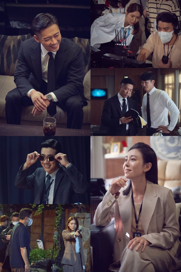 '검은 태양' 촬영 스틸/ 사진=MBC 제공