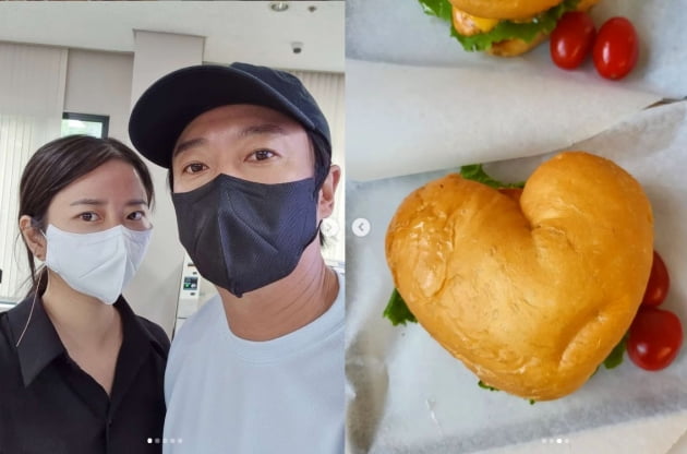 '이수근♥' 박지연, "아침부터 잔소리 한 바가지"라도 하트버거에 담은 애정 [TEN★]