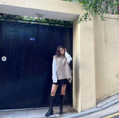 씨스타 출신 보라, 초미니+롱부츠로 시선강탈...점점 이뻐지네[TEN★]