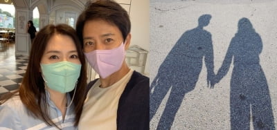 최수종, 꼭 맞잡은 두 손 "사랑하는 희라 씨와 함께" [TEN★]