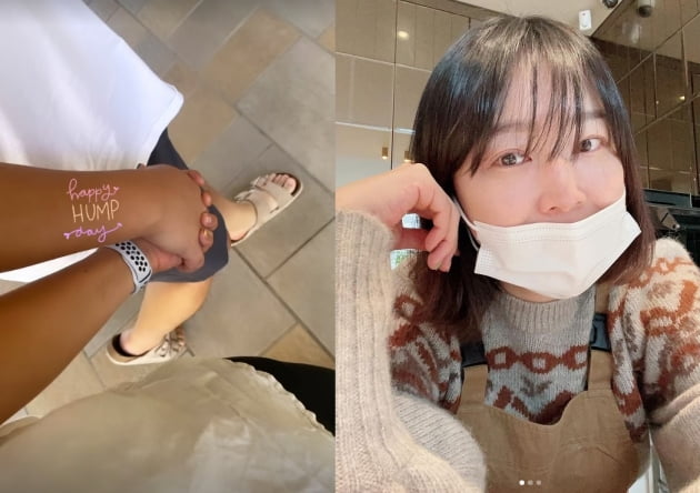 '정형돈♥︎' 한유라, 건강미 넘치는 피부....럭셔리 하화이 생횔[TEN★]