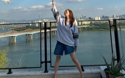 '5kg 감량' 손담비, 행복 지수 급상승…한강뷰 바라보며 홈파티 [TEN★]