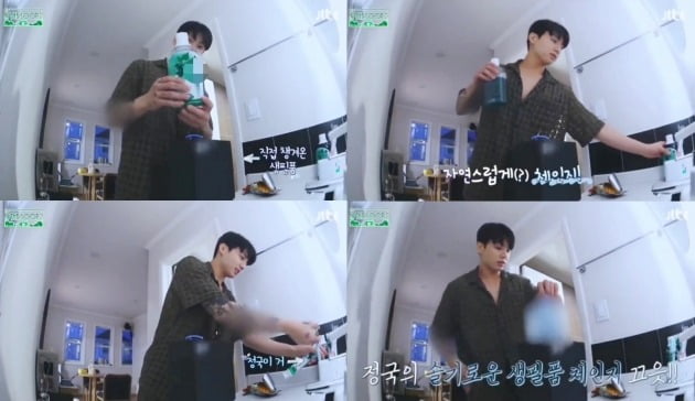 사진=JTBC '인더숲 BTS편' 방송 호면 캡처