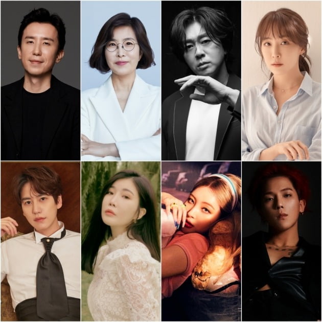 '싱어게인2' 심사위원 라인업./사진=각 소속사 제공