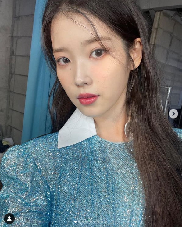 아이유, 뭘 입어도 빛나...겨울왕국 엘사 강림[TEN★]
