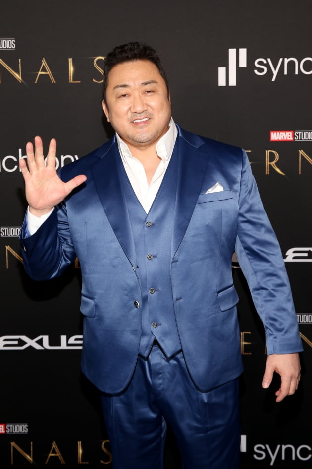 배우 마동석이 영화 '이터널스' 화상 기자간담회에 참석했다. / 사진제공=월트디즈니컴퍼니 코리아
