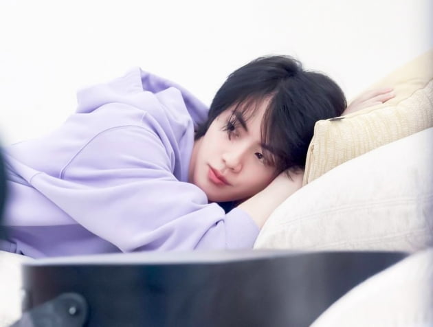 방탄소년단 진, 민낯으로도 청순美 발산...‘청초의 끝판왕’