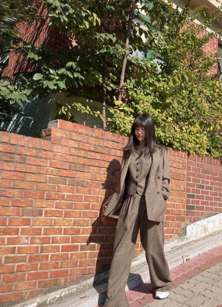황우슬혜, 168cm·45kg 뭘 입어도 가을가을 하네 [TEN★]