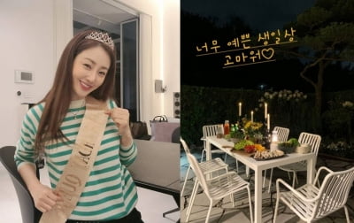 '48살' 오나라, 입이 떡 벌어지는 생일상 "초의 개수가 뭐가 중한디" [TEN★]
