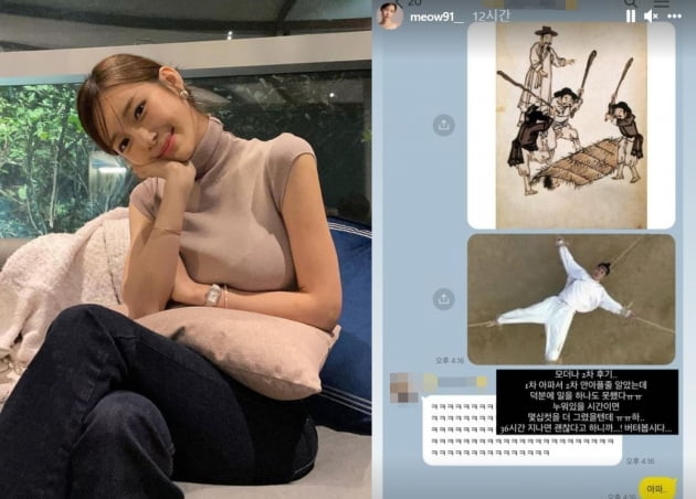 /사진=야옹이 작가 인스타그램