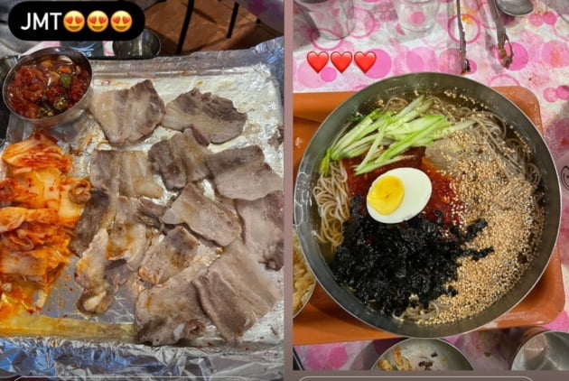 손담비, 먹방 귀재 등극...낼부터 다이어트[TEN★]