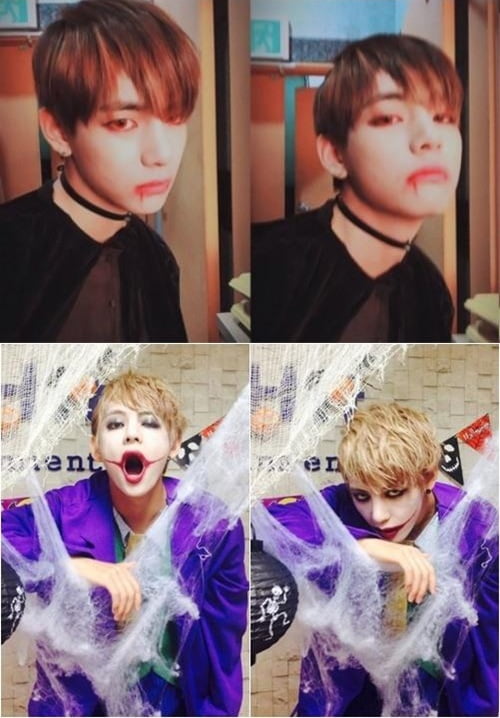 방탄소년단 뷔, '할로윈 분장이 기대되는 남돌' 1위 등극