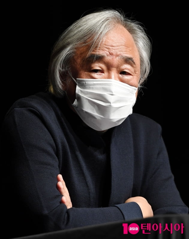 [TEN 포토] 백건우 '기자회견 참석'