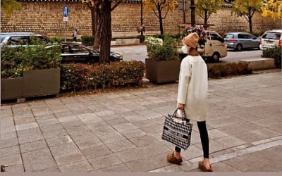 '안성현♥' 성유리, 태교에 진심이네…명품백 들고 단풍놀이 [TEN★]