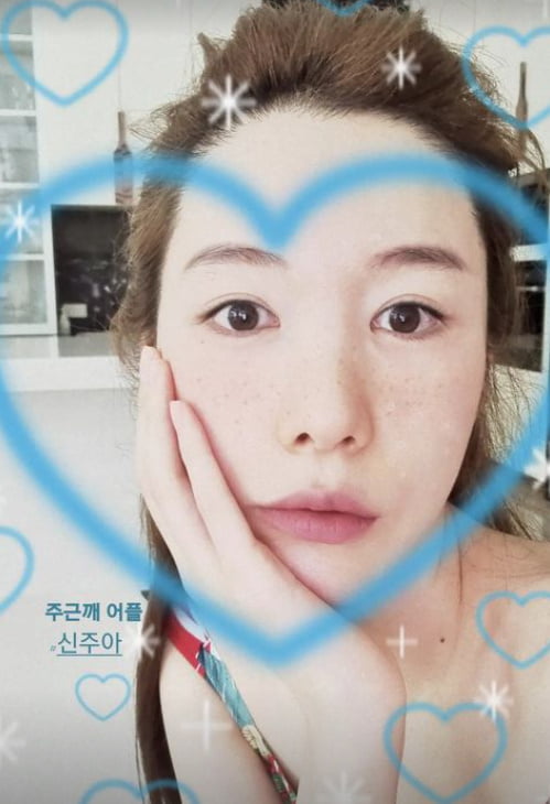 '태국재벌♥' 신주아, 주근깨 마저 러블리...소녀처럼[TEN★]