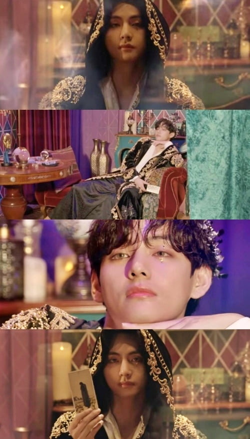 방탄소년단 뷔, "충격적인 아름다움+기품 있는 표정"