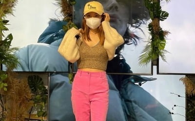 '오뚜기家' 함연지, 곧 입동이지만 크롭니트로 배 내놓은 패션 '힙하네' [TEN★]