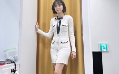 '류수영♥' 박하선, 화이트 니트원피스 입으니 바비인형…박솔미 "비결 좀" [TEN★]