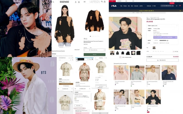 방탄소년단 뷔, 록스타로 파격 변신..스치면 품절 '뷔 이팩트'