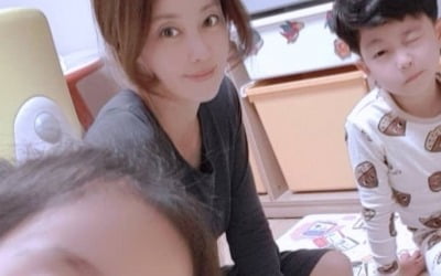 '싱글맘' 이지현, "오늘도 불태웠다" 격한 육아의 현장 "제발 자자" [TEN★]
