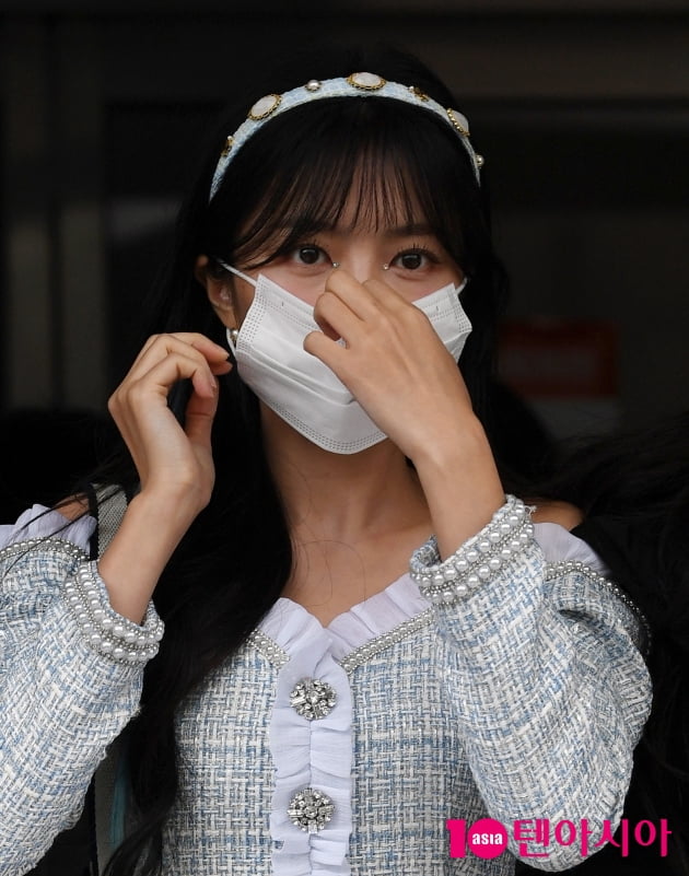 [TEN 포토] 라붐 해인 '마스크 뒤 오똑한 콧날'