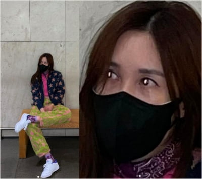 '엄태웅♥' 윤혜진, 딸 지온이가 찍어준 사진…"눈알 형상이 'M'"[TEN★]
