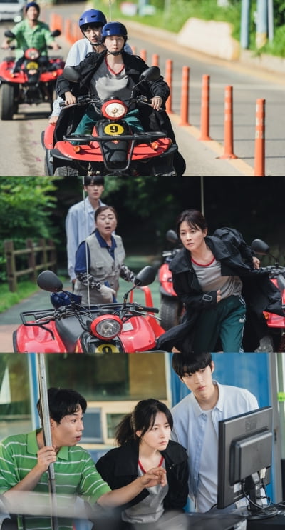 이영애, 츄리닝 입고 산악바이크 질주…진지해서 더 웃겨 ('구경이')