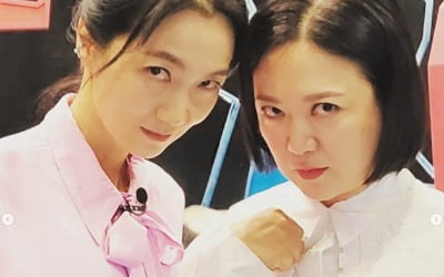 김숙, '오징어게임' 한미녀 김주령과 닮은꼴 인증샷 [TEN★]