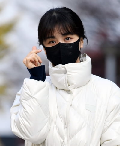 [TEN 포토] 박하선 '월요병 날리는 하트'