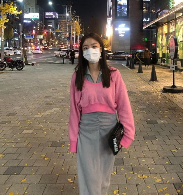 "잠시 서울공기"…한선화, 야밤에 길거리에 나타난 연예인 [TEN★]