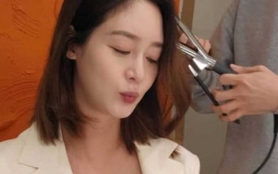 '안성현♥' 성유리, "뽀뽀" 예비 쌍둥이맘의 청순美 [TEN★]