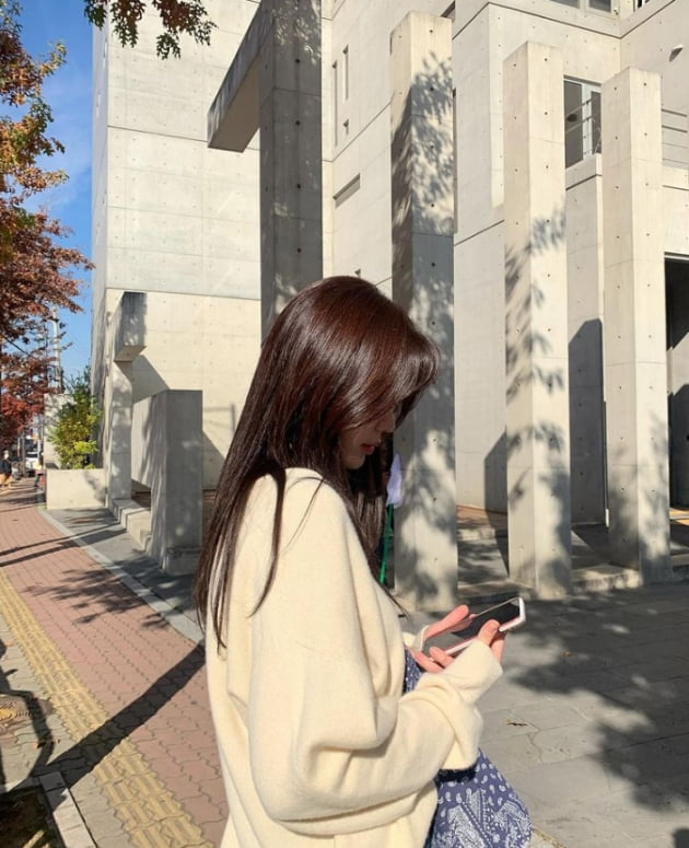 임수향, 긴 생머리 휘날리며...햇빛에 더해진 이쁨[TEN★]
