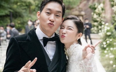 '김영임 며느리' 김윤지, 다이어트 한 보람있는 '완벽 웨딩 핏' [TEN★]