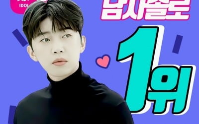 임영웅, 적수가 없다…아차랭킹 남자솔로 '1위'