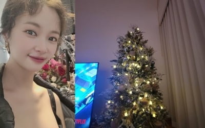 황정음, ♥이영돈과 같이 만들었나…크리스마스 트리로 둘째 태교 [TEN★]